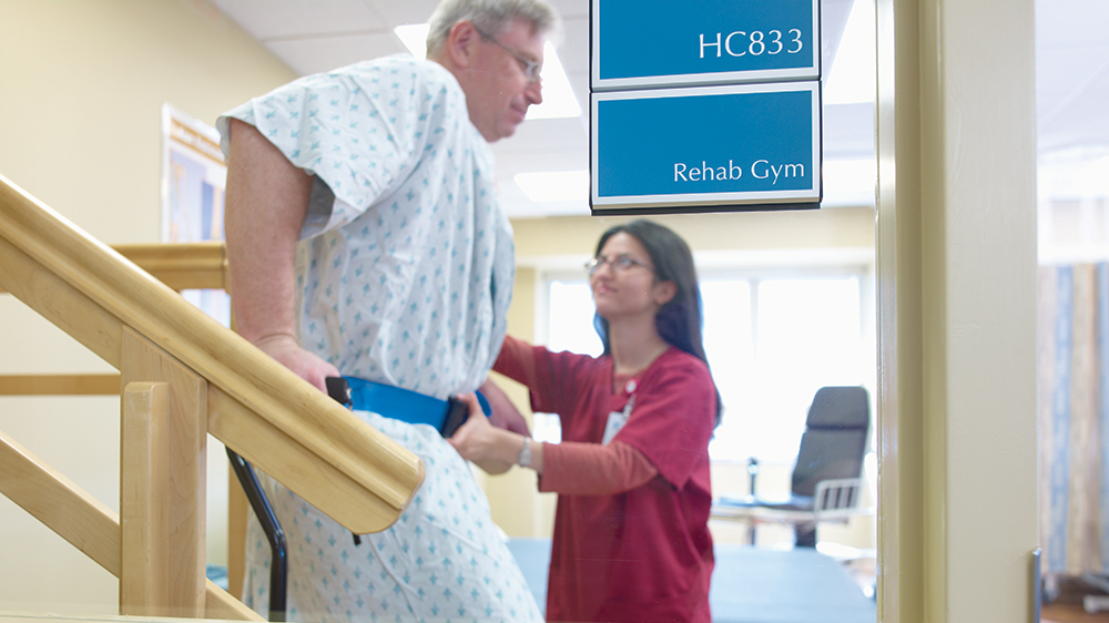 Patient receiving therapy