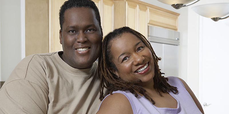 overweight couple