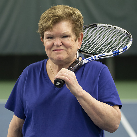 Rosemary serves an ace after robotic surgery to treat uterine cancer