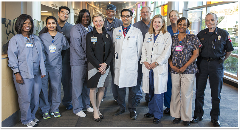Members of Holy Cross Hospital Cardiology Team