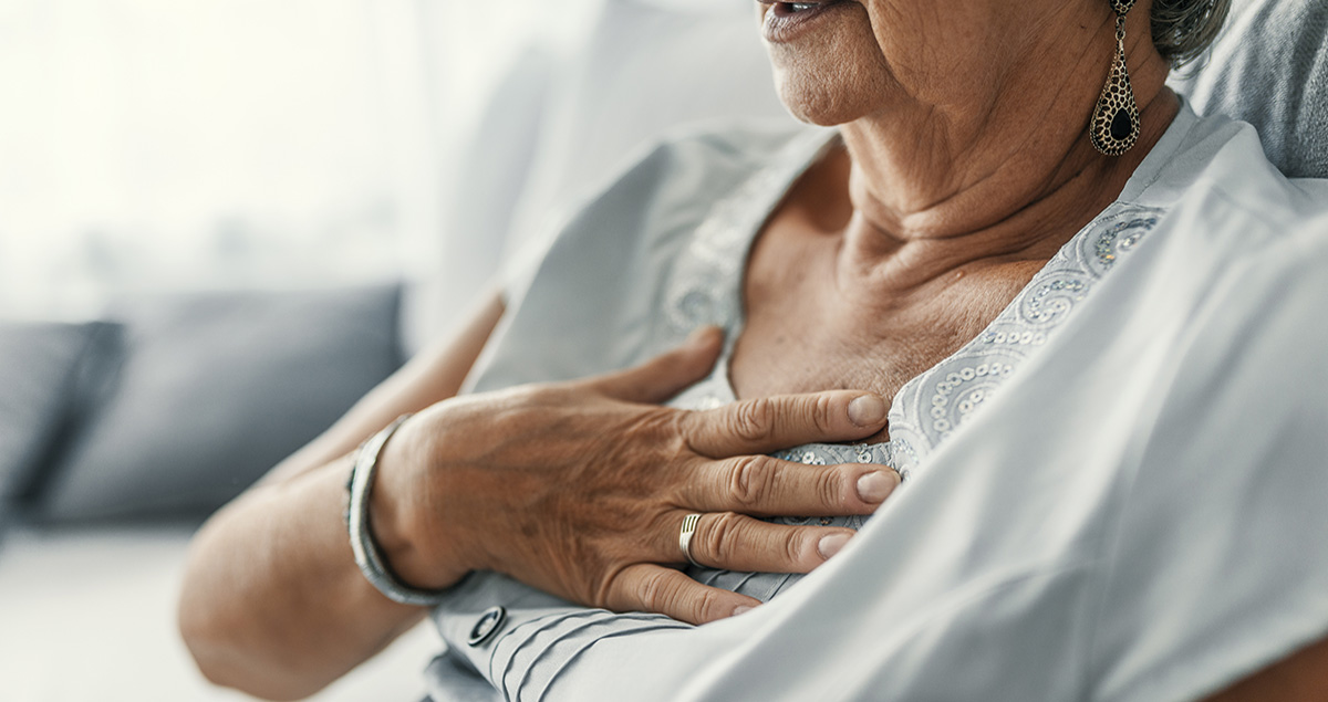 Female with chest pain